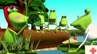 Five Little Froggies  Five Little Frogs  Nursery Rhymes  Frog Song Kids Tv Nursery Rhymes [upl. by Maribel846]