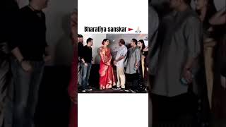 Bharatiya sanskar 🚩 🙏🏻 kanganaranaut [upl. by Nitsug]