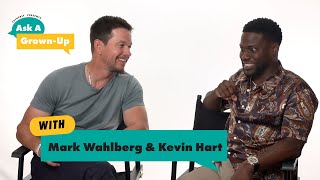 Ask A GrownUp With Kevin Hart amp Mark Wahlberg  Fatherly [upl. by Garnes721]