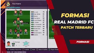 FORMASI REAL MADRID TERBAIK DI PATCH TERBARU GEMBOX VERSI KANG PS [upl. by Wehtam]