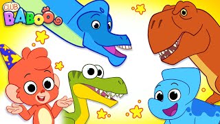 Club Baboos Funny Dinosaurs for Kids  Funny Dinosaur Cartoons  TRex Brachiosaurus and more [upl. by Cowan178]