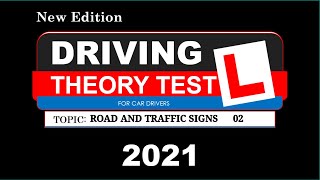 New UK Driving Theory Test Practice Topic 9 part 2 Roads and traffic signs [upl. by Claudius]