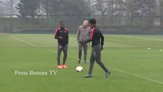 Arsenal training pre Ostersunds FK [upl. by Enelyk]