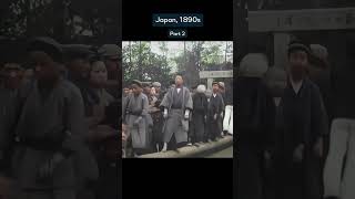 Incredible footage from Japan in the 1890s ❤️ oldfootage japan colorized [upl. by Leunad]