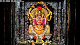 Shree Mahalasa Narayani Mahalasa Alankar amp Madhyanh Aarati 5th september 2024 [upl. by Olympia565]