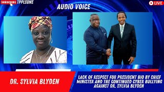 DR SYLVIA BLYDEN BLAST CHIEF MINISTER SENGEH [upl. by Eelarol234]