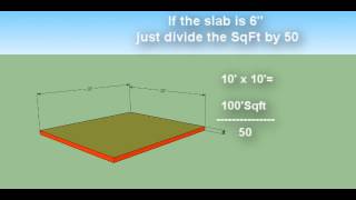 Example Determine Square Yards from Square Feet Application [upl. by Aym]