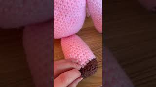 EXTRA LARGE CROCHET PIG 🐷 crochet [upl. by Whiney69]