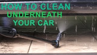 How to Clean Underneath Your Car  Nilfisk Underchassis Nozzle [upl. by Ahsilat]