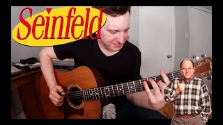 Seinfeld Theme  Fingerstyle Guitar Cover  Free Tabs Jacob Neufeld [upl. by Blanc]