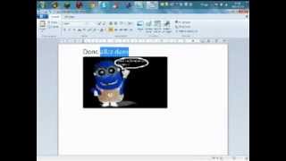 Faire une BD avec WordPad [upl. by Elliven112]