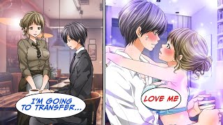 Manga Dub I told the beautiful employee that I was going to transfer RomCom [upl. by Edlun]