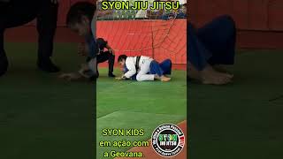 Sensei André TozoniJulia Tozoni SYONKIDS em ação com a Geovana equipesyonjiujitsu SYONKIDS 💎💎🐯 [upl. by Berga]