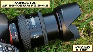 Minolta AF 28105mm F3545 RS Lens Review [upl. by Cramer]