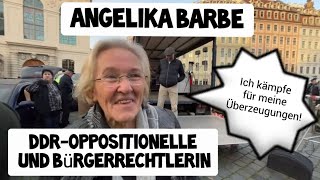 Angelika Barbe  DDROppositionelle amp Bürgerrechtlerin im Interview bei PEGlDA am 20102024 Dresden [upl. by Wilonah363]