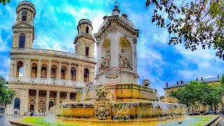 A Walk Around Saint Sulpice Paris [upl. by Drhcir]