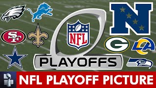 NFL Playoff Picture NFC Clinching Scenarios Wild Card Race And Standings Entering Week 16 Of 2023 [upl. by Krakow295]