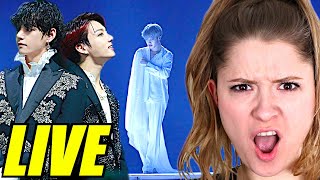 Americans React To BTS LIVE SHOW For The First Time MMA 2019 [upl. by Einahpehs]