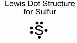 Lewis Dot Structure for Sulfur Atom S [upl. by Wareing]