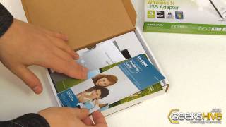 150Mbps Wireless N USB Adapter TLWN721N TPLink  Unboxing by wwwgeekshivecom [upl. by Delmore]