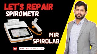 Spirometer repair done  How to repiar vitalograph  MIR Spirolab  biomed dude spirograph bme [upl. by Manwell]