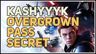 Overgrown Pass Secret Kashyyyk Star Wars Jedi Fallen Order [upl. by Naraa]