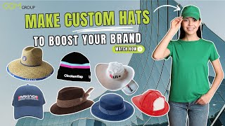 Make Custom Hats with Your Own Design To Elevate Your Brand [upl. by Nasus716]