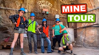 Queen Copper Mine Tour  Bisbee Arizona Unique Underground Experience  Arizona Bucket List [upl. by Gombach371]