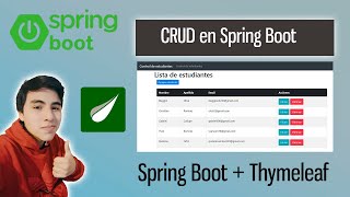 Desarrollo de un CRUD Completo en Spring Boot con MySQL Thymeleaf y Bootstrap [upl. by Lorena]