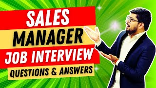 Sales Manager Interview Questions and Answers  Sales Manager Roles and Responsibilities [upl. by Beilul]