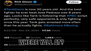 GERVONTA DAVIS ATTACKED BY RICK GLASER WHERE ARE THE BOXING RACE WARRIORS AT [upl. by Kellsie]