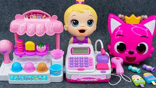 95 Minutes Satisfying with Cute Ice Cream Play Set Unboxing Cash Register ASMR 💞 Lana Unboxing Toy [upl. by Talya]