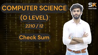 Check Sum  Error Detection Methods  Data Transmission  O Level Computer Science  Paper 1 [upl. by Nels738]