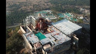 Shravanabelagola Mahamasthakabhisheka  2018  Aerial view [upl. by Kantor]