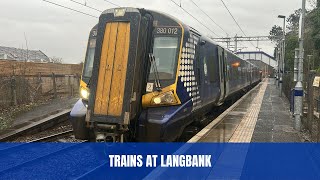 Some trains at Langbank amp Bishopton [upl. by Pearline]