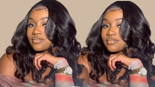 Beautiful Body Wave GLUELESS Wig Install Ft Recool Hair😍 [upl. by Odnama]