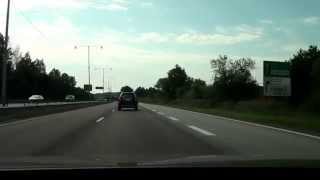 DrivingFrom Kärna to Airport Landveter Göteborg Sweden 092014 FullHD [upl. by Emyaj192]