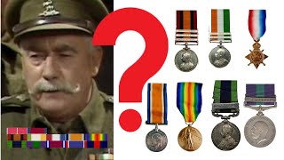 Dads Army What were the Campaign Medals of Captain Square [upl. by Eltsirc]