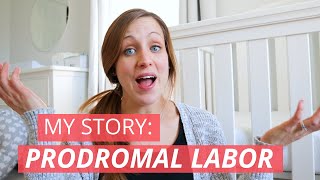 PRODROMAL LABOR  How to Cope amp My Crazy Story  36Week Pregnancy Update [upl. by Sivahc]