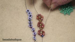 How to Bead Weave a Daisy Chain [upl. by Rednael]