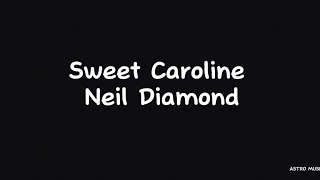 Sweet Caroline Neil Diamond lyrics [upl. by Neukam]