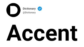 Accent Meaning In English [upl. by Bevus]