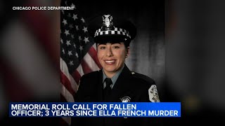 Chicago Police Department holds memorial roll call for Officer Ella French 3 years after murder [upl. by Kiona]