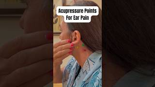 Acupressure points for Ear Pain Ear Ringing TMJ amp Neck Pain acupressure earpain neckpain tmj [upl. by Bluhm]