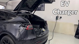 Universal EV Car Mobile Charger Review  Tecknet Level 2 Portable 32amp For Home and Mobile Charging [upl. by Anivad]