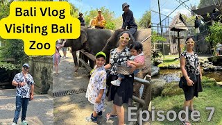 Bali Vlog  Visiting Bali Zoo  Episode 7 [upl. by Eladnek]