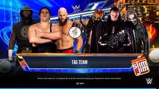 WWE 2K24  Giants Vs Undertaker Boogeyman  The Fiend Amazing Performance [upl. by Elodia]