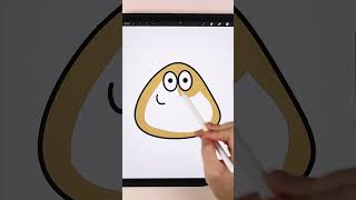 How To Draw Pou 2 shorts [upl. by Marek968]