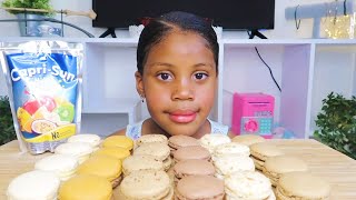 MACARONS MUKBANG  reçu une très bonne idée [upl. by Enobe]