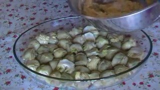 ricette della tradizioneTORTIERA DI CARCIOFI E PATATE GRATINATI [upl. by Rramahs]